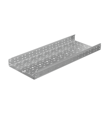 Лоток перф. 80х400х1,2 L6000 мм "Быстрый монтаж ПЛЮС" HD  LPplus80-400-1.2-6000 HD  КМ - профиль