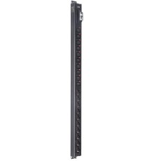 BASE PDU PV1101 24U 1ф 16А 10SCHUKO 10C19 без каб.  BS-PV70-10D-10C19-11  ITK