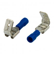 Клемма плоская изолированная гнездо 7.4 мм + штекер - 6.3 мм 1.5-2.5 мм (РПи-О 2.5-(6.3)/РПИо 2.5-7.5)  08-0424  REXANT