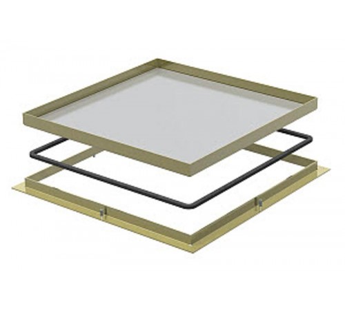 Кассетная рамка RK 282x282x10 мм (латунь) (RK M2 10)  7405844  OBO Bettermann