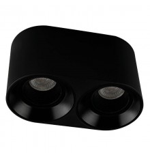 Светильник светодиодный накладной DK3096-BK IP20, 10Вт, GU5.3, LED, черный/черный, пластик  DK3096-BK  DENKIRS