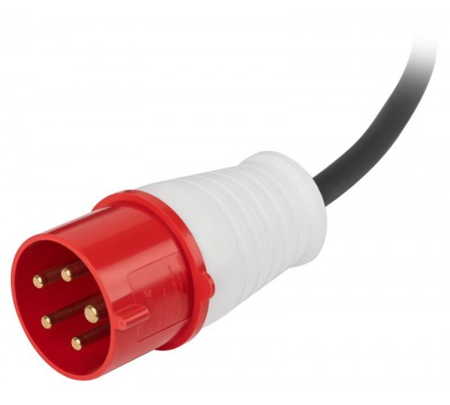 Удлинитель силовой IND380-U-1e-5x2,5-10m-IP44 на 380В в бухте 1 розетка CEE 5P 10м КГ 5х2,5 32A IP44  Б0057293  ЭРА