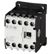 Контактор DILEM-01(230V50HZ.240V60HZ) (АС-3 400В) 3 пол. с доп.конт. 1НЗ. винт.  51795   EATON