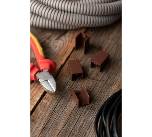 Соединитель (16х16) (4 шт) Plast EKF PROxima  под темное дерево    cond-16-16x4   EKF