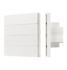 INTELLIGENT ARLIGHT Кнопочная панель SMART-DMX512-801-22-8G-8SC-DIM-IN White (230V, 2.4G) (IARL, IP20 Пластик, 5 лет)  037334  Arlight
