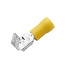 Наконечник плоский, с изолир.фланцем (смешанный), 2,5-6мм.кв. 6,3х0,8мм.  2C30P  DKC