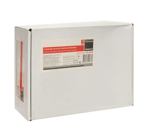 Рубильник 315A 4P без рукоятки управления TwinBlock  tb-s-315-4p  EKF