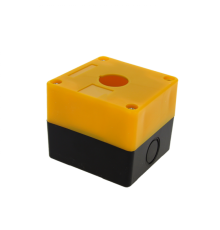Корпус КП101 пластиковый 1 кнопка желтый EKF PROxima  cpb-101-o  EKF