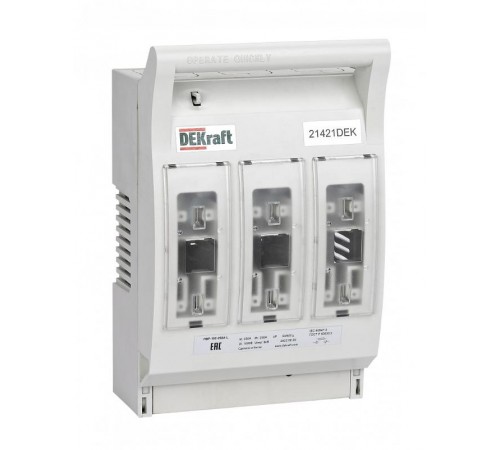 ПВР горизонтальный 250А 3ф отключение_1НО+1НЗ_ПВР-102  21426DEK DEKraft