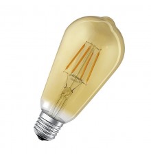 Лампа светодиодная управляемая диммируемая SMART+ Deco WiFi 540лм 6Вт 2400К E27 Edison Gold 300° дымчатое стекло 220-240В  4058075610545  LEDVANCE