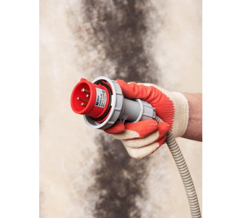 Вилка переносная 0142 3Р+РЕ 16А 380В IP67 EKF PROxima  ps-0142-16-380  EKF