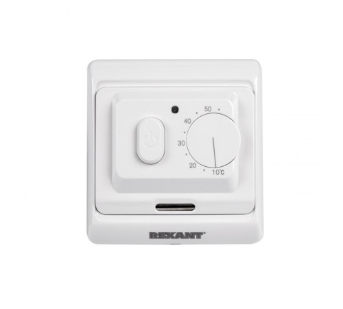 Терморегулятор механический с датчиком температуры пола и воздуха (3680 Вт)  51-0530  REXANT