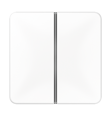 2-клавишная накладка для пульта КNX, белая, для серии СD  CD402TSAWW  Jung