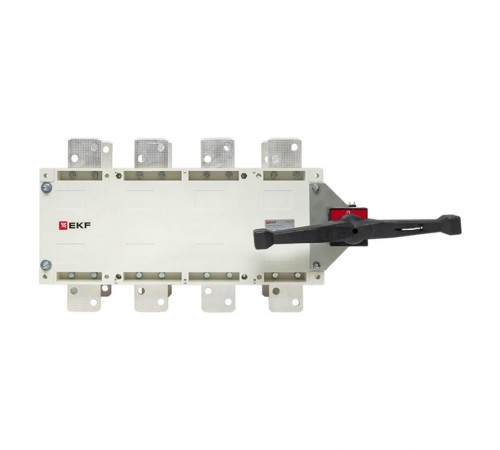 Рубильник-переключатель 1000A 4P c рукояткой управления для прямой установки PowerSwitch  pscs-1000-4  EKF