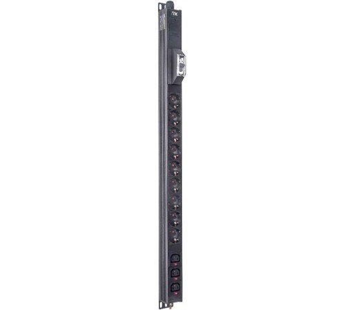 BASE PDU PV1111 18U 1ф 16А 9SCHUKO 3C13 2,6м SCHUKO  BS-PV12-09D-03C13-11  ITK