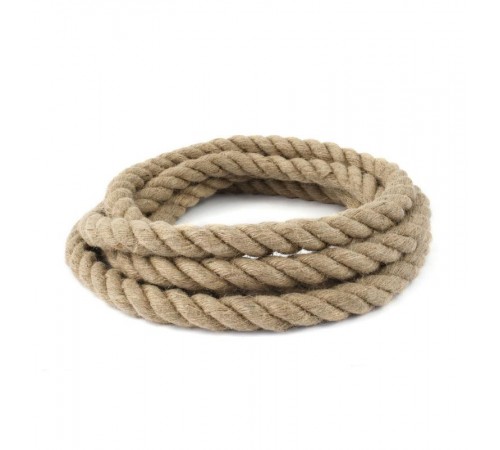 Канат джутовый тросовой свивки 10,0мм, катушка 210 м  125608  Tech-KREP