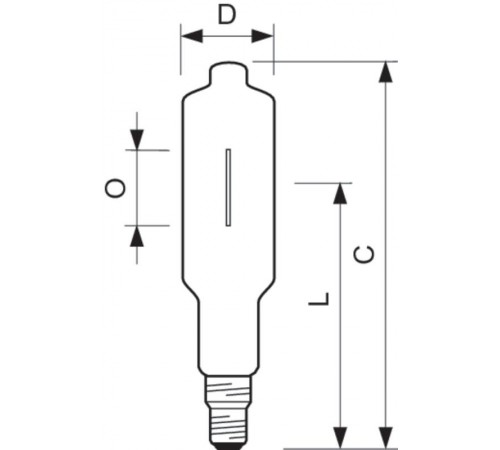 Лампа металлогалогенная  HPI-T 2000W/542 E40 380V 1SL/4  928074209228  PHILIPS