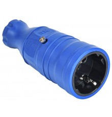 OMEGA Розетка переносная РБп14-1-0м IP20 синяя   OM-KR20-16-20-P1-00-K07  IEK