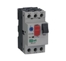 Выключатель автоматический для защиты электродвигателей 3P 1,0-1,6A 100кА ВА-431  21225DEK  DEKraft