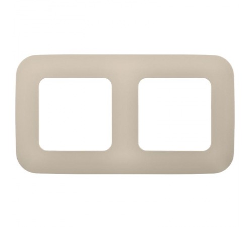 FLITE Artistic Рамка 2-ая РУ-2-А-ФлШ шампань  FI-M22-31-20-K37  IEK