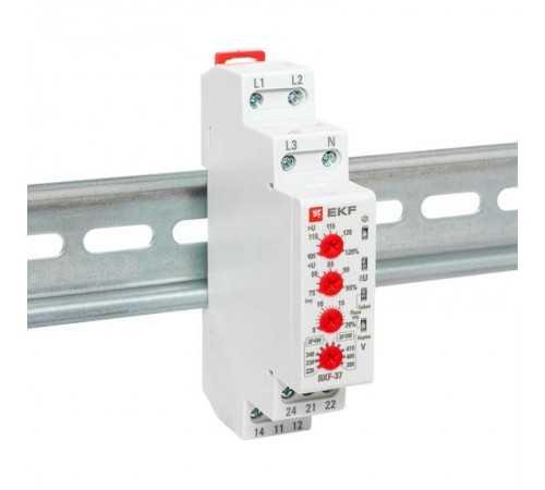 Реле контроля фаз RKF-37 EKF PROxima  rkf-37  EKF