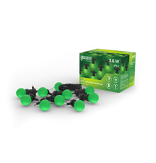 Гирлянда светодиодная "Белт Лайт" серия Holiday, 10 ламп, 7,7 м, IP44, зеленый, 1/6  HL061  Gauss