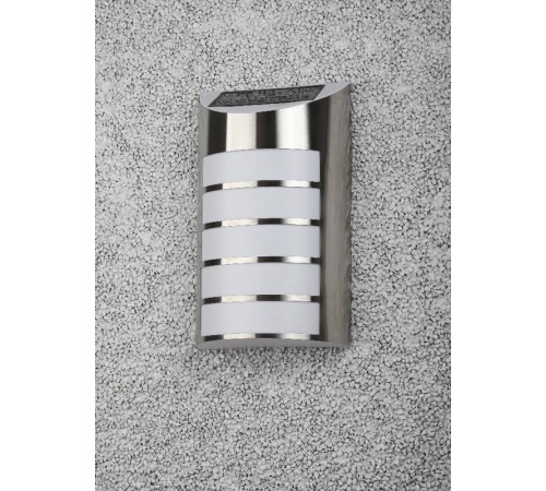 ERAFS024-40 Фасадная подсветка Сталь, на солнечной батарее, 5LED, 17lm  Б0044254  ЭРА