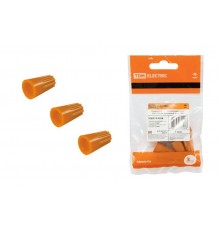 Соединительный изолирующий зажим СИЗ-3 5,5 мм2 оранжевый (5 шт)  SQ0519-0028  TDM