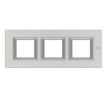 Рамка 2х3П 71мм горизонтальная Алюминий Axolute  HA4802M3HXC  Legrand