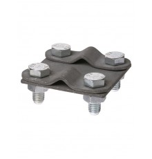 Зажим контрольный 57х57 мм прут-прут 6-10 мм, термодиффузия   SQ2401-0045  TDM