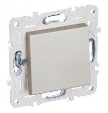 SKANDY Выключатель 1-клавишный 10А SK-V01Sh шампань  SK-V10-0-10-K37  IEK