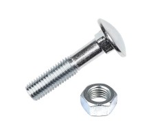 Болт DIN603 мебельный оцинк. М6х60 с гайкой (6 шт) - пакет   108764  Tech-KREP