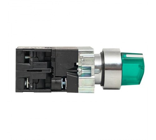 Переключатель BD33 3P c зеленой подстветкой 230В NO PROxima  xb2-bk33-g-230  EKF