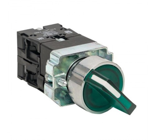 Переключатель BD33 3P c зеленой подстветкой 230В NO PROxima  xb2-bk33-g-230  EKF