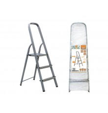 Стремянка стальная ССт-3, 3 ступени с цинковым покрытием, стальной профиль, h=600 мм, Народная  SQ1028-0110  TDM
