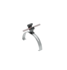 Держатель для фигурного конька с пластиковым держателем для прутка  5-8 мм INOX304  DFKPD-D5-8 INOX304  КМ-профиль