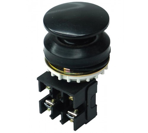 ВК30-10-11130-54 У2, черный, 1з+1р, гриб без фиксации, IP54, 10А. 660В, выключатель кнопочный (ЭТ)  ET053191  Электротехник