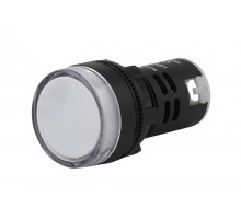 Лампа AD22DS(LED)матрица d22мм белый 24В AC/DC (10/1000/12000)  Б0045606  ЭРА
