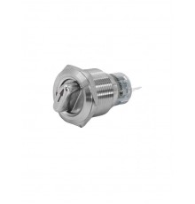 GQ22-L-11X/23/S, металл, 1NO+1NC, на 2 положения без фиксации I-II, d22мм, IP40, переключатель  (ЭТ)   ET259209   Электротехник