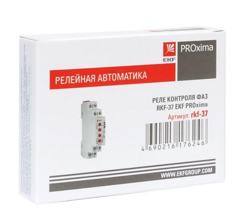 Реле контроля фаз RKF-37 EKF PROxima  rkf-37  EKF