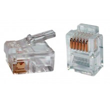 ITK Разъём RJ12 UTP для кабеля кат.3 6P4C  CS3-2C3U  ITK