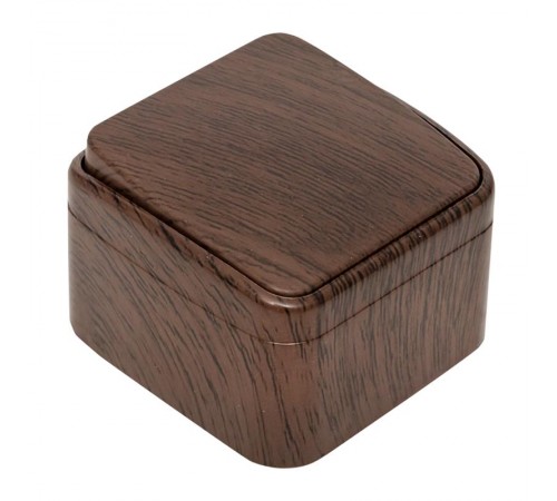 Выключатель 1-клавишный ОП Минск 10А тёмное дерево EKF  EGV10-021-40  EKF