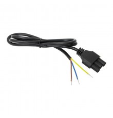 Кабель для подключения светодиодных линейных светильников ДБО-60/120/150 черный 1 метр 3x0,75 мм2  ASC-B-1-LBL  EKF