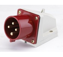 Вилка стационарная 514 3Р+РЕ 16А 380В IP44 ВС-102   26020DEK  DEKraft