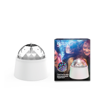 Светильник с фиксированной проекцией "диско", с кабелем электропитания и выключателем, 3W, бел. 1/50  DIY0021  Gauss