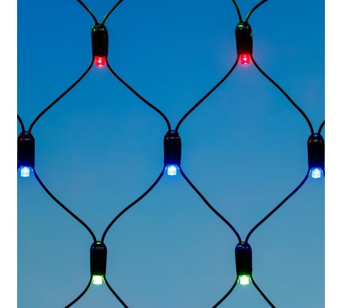 Светодиодная гирлянда ARD-NETLIGHT-CLASSIC-2000x1500-BLACK-288LED RGB (230V, 18W)  024690  Arlight