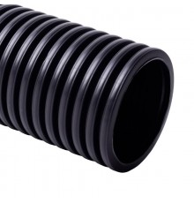 Труба двустенная жесткая черная с соединительной муфтой 6м KOPODUR KD 09160 (FC)  KD 09160_FC  Kopos