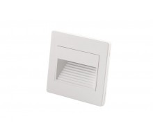 Светильник светодиодный встраиваемый DK3050-WH в стену, IP20, LED 3000, 1Вт, белый, пластик  DK3050-WH  DENKIRS