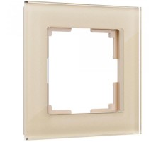 W0011111/Электроустановочные изделия - Рамка на 1 пост (шампань)  a050793  Werkel