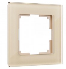 W0011111/Электроустановочные изделия - Рамка на 1 пост (шампань)  a050793  Werkel